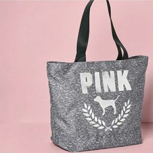 🆕️🆚️Pink Weekender Tote bag Heather Gray